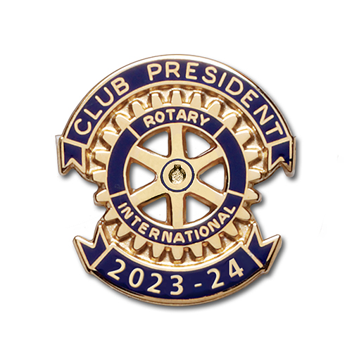 Rotary 2023-24 Club President Lapel Pin